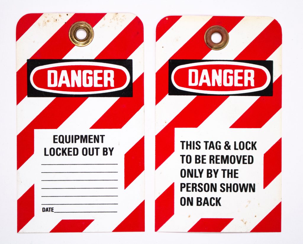 Lock-Out Tag-Out examples