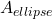 A_{ellipse}