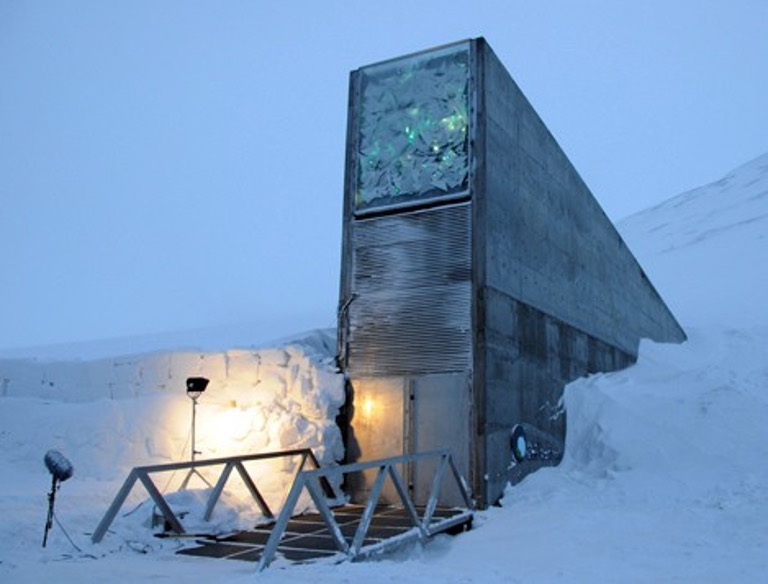 Picture of the Svalbard Seed Vault Main Entrance