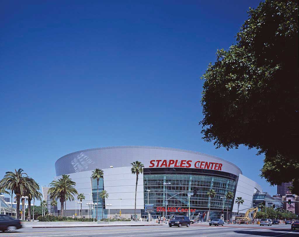 The Los Angeles Staples Center