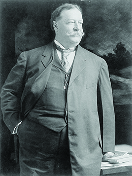 A photograph of William Howard Taft is shown.